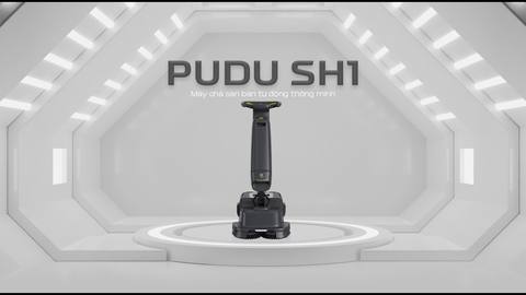 SH1 — máy chà sàn hút nước thông minh dạng đứng