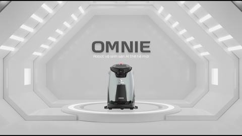 Omnie — robot làm sạch AI cho không gian cường độ cao